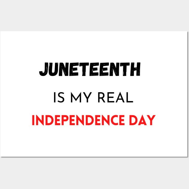 Juneteenth independence day Wall Art by merysam